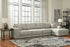 Next-Gen Gaucho Gray 4-Piece RAF Sectional - SET | 1830417 | 1830464 | 1830446(2) - Bien Home Furniture & Electronics