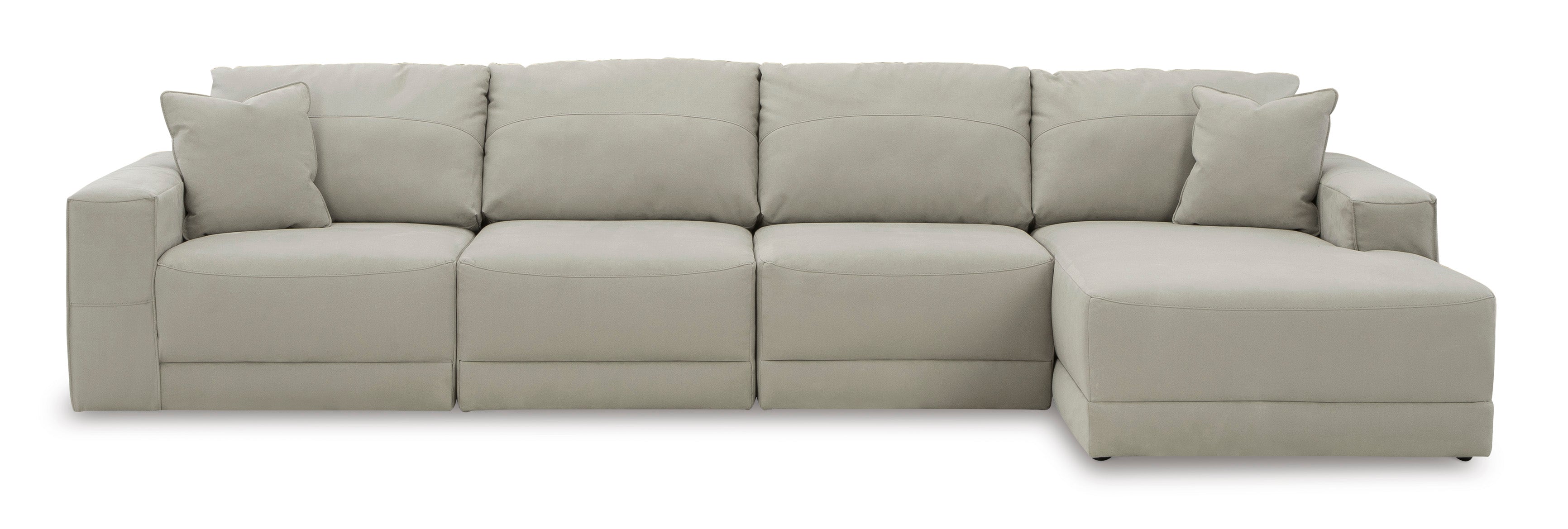 Next-Gen Gaucho Gray 4-Piece RAF Sectional - SET | 1830417 | 1830464 | 1830446(2) - Bien Home Furniture & Electronics