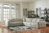 Next-Gen Gaucho Gray 6-Piece Sectional - SET | 1830464 | 1830465 | 1830477 | 1830446(3) - Bien Home Furniture & Electronics