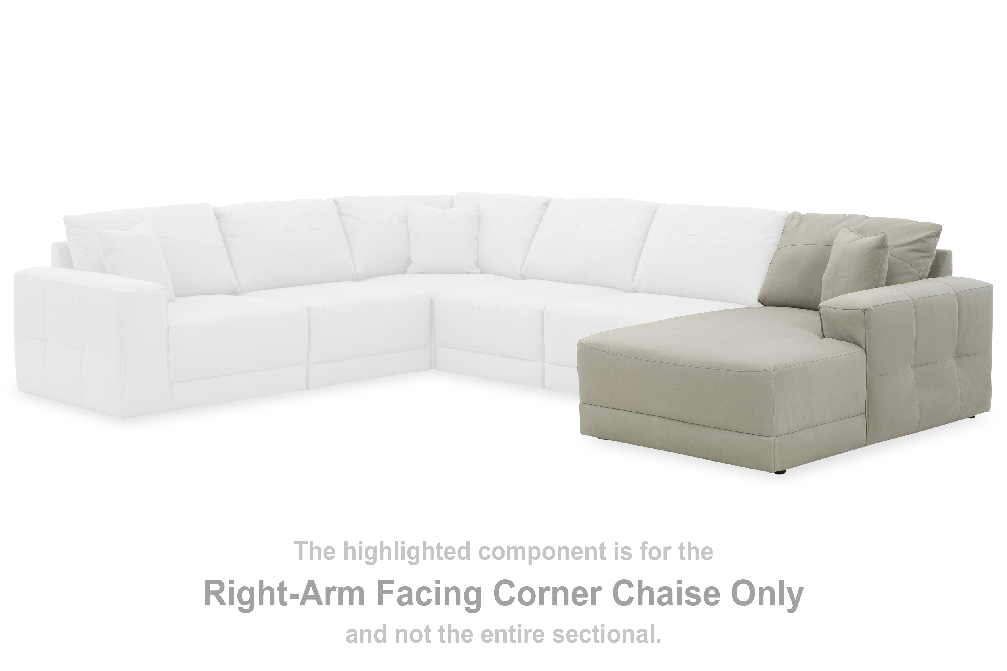 Next-Gen Gaucho Gray Right-Arm Facing Corner Chaise - 1830417 - Bien Home Furniture & Electronics