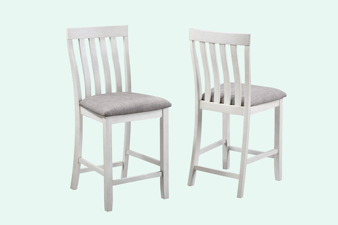 Nina Chalk/Gray Counter Height Chair, Set of 2 - 2715CG-S-24 - Bien Home Furniture &amp; Electronics