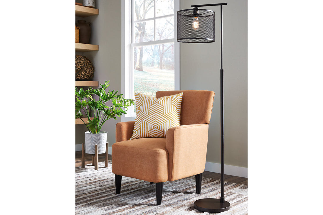 Nolden Bronze Finish Floor Lamp - L206011 - Bien Home Furniture &amp; Electronics