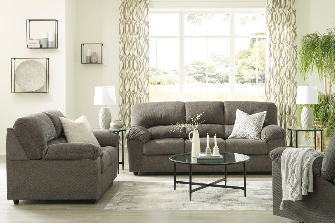 Norlou Flannel Living Room Set - SET | 2950238 | 2950235 - Bien Home Furniture &amp; Electronics