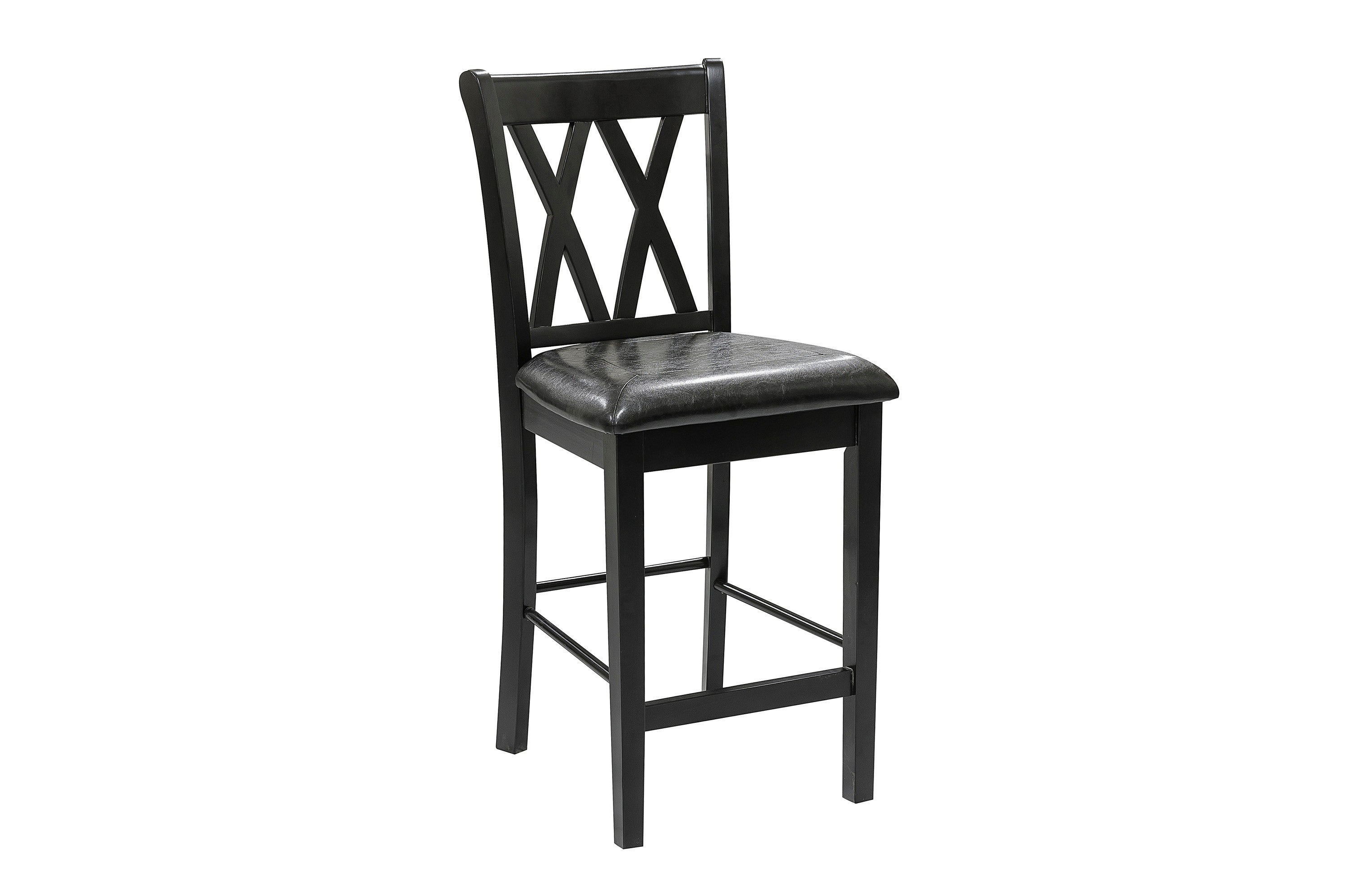 Norman Black 5-Piece Counter Height Set - 2514BK-36 - Bien Home Furniture & Electronics