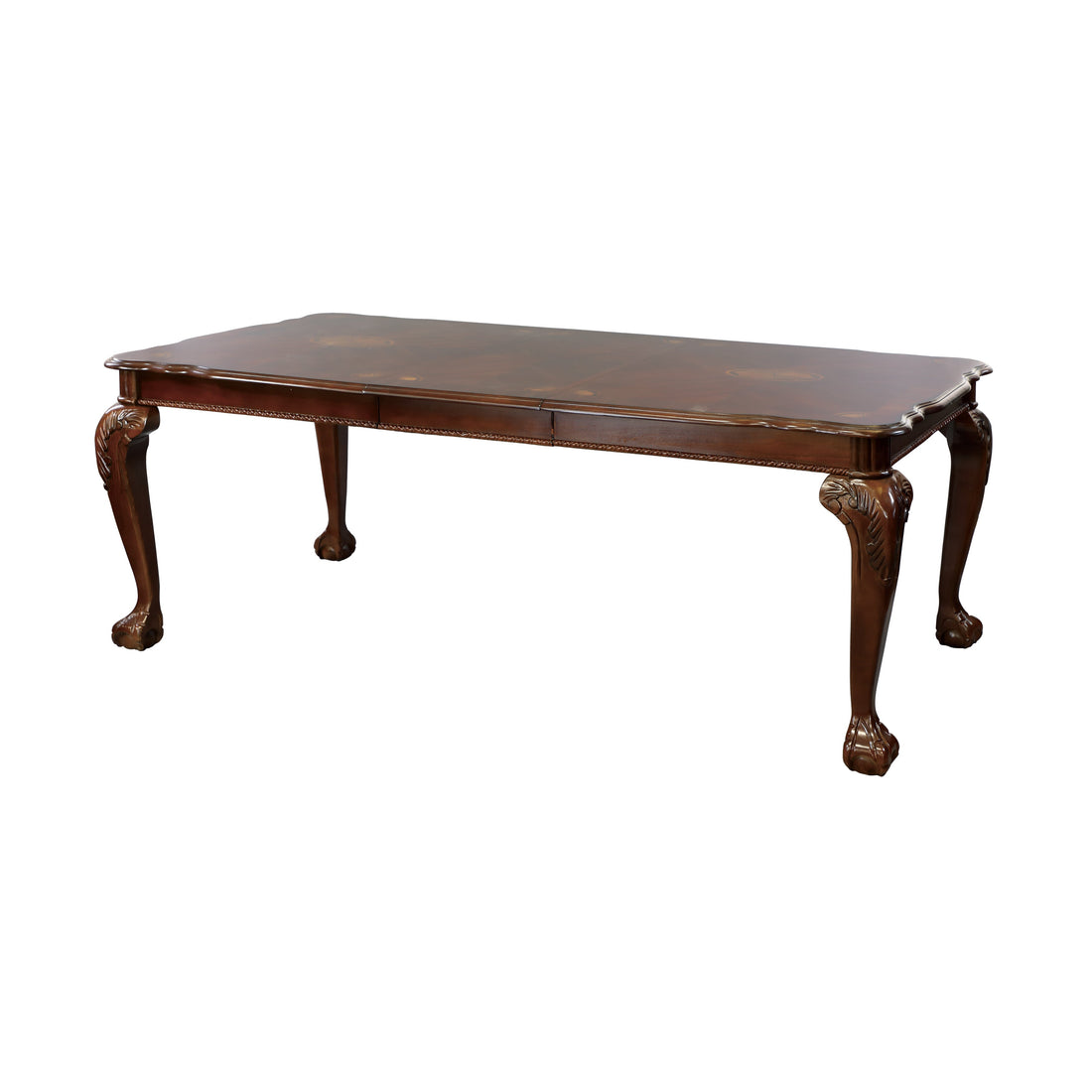 Norwich Dark Cherry Extendable Dining Table - 5055-82 - Bien Home Furniture &amp; Electronics