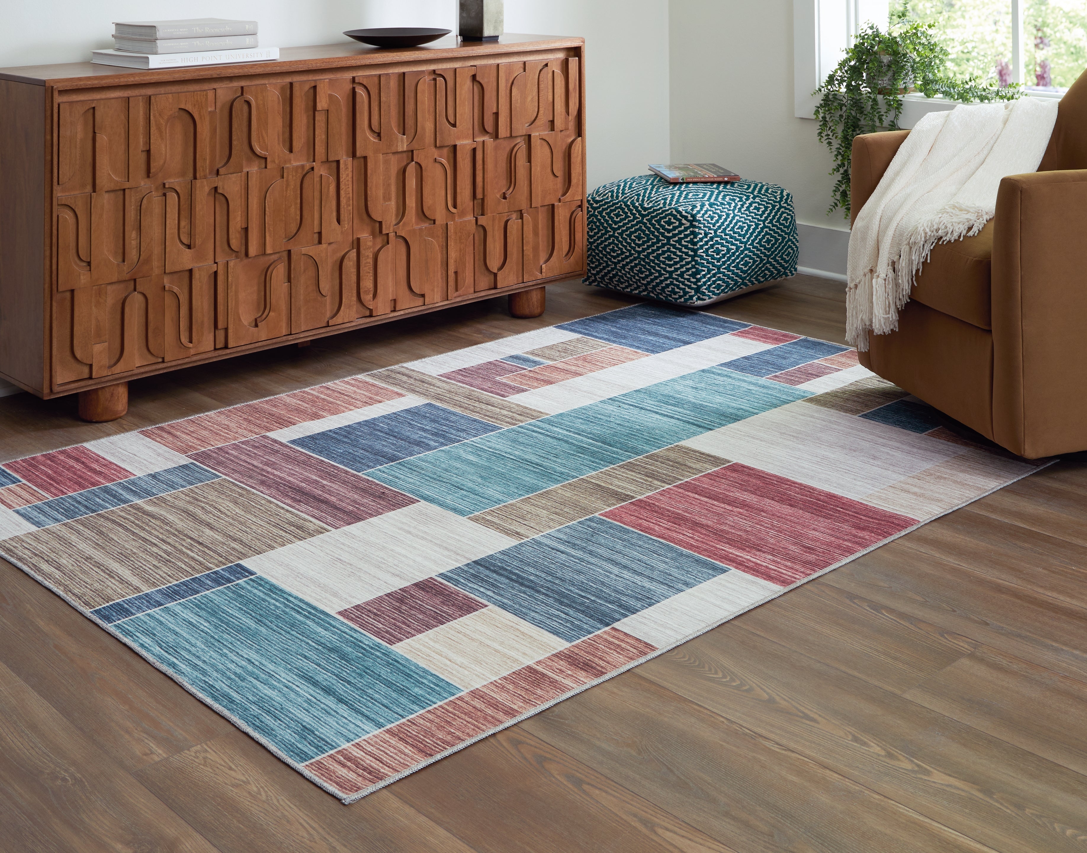 Numore Multi Medium Rug - R406662 - Bien Home Furniture &amp; Electronics