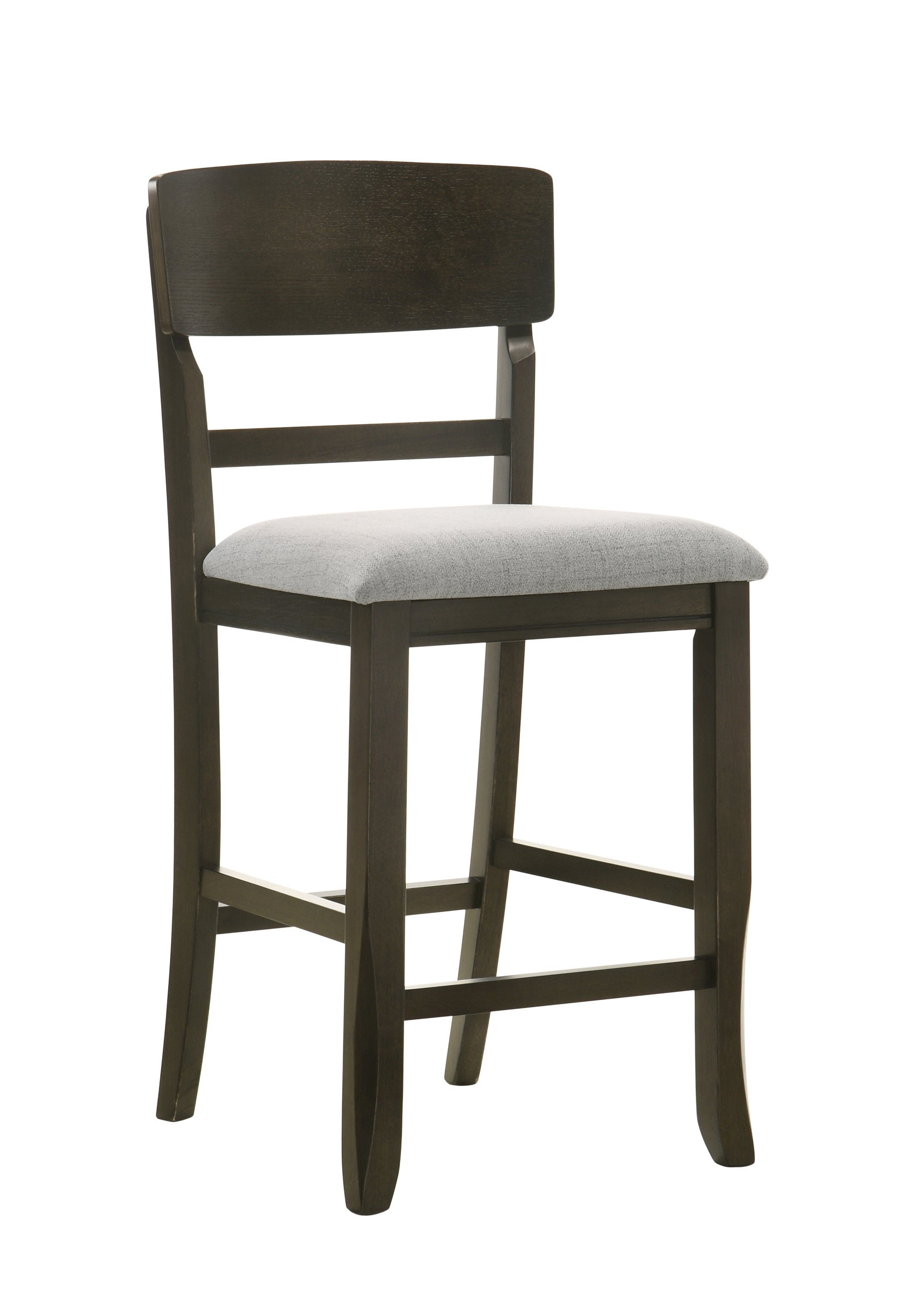 Oakly Brown Round/Square Counter Height Dining Set - SET | 2848T-6060-TOP | 2848T-6060-LEG | 2848S-24(2) - Bien Home Furniture & Electronics