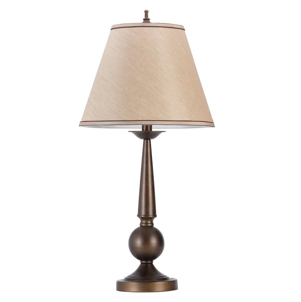 Ochanko Cone shade Table Lamps Bronze/Beige (Set of 2) - 901254 - Bien Home Furniture &amp; Electronics