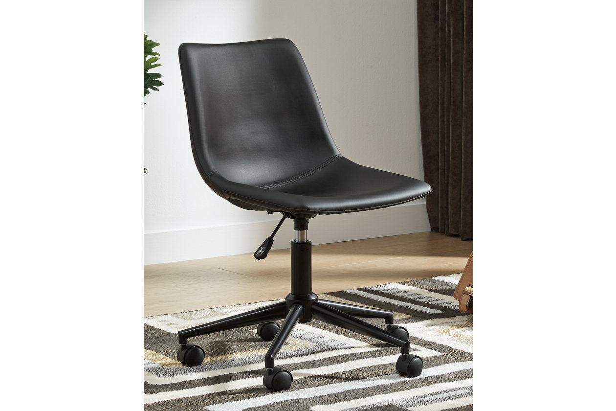 Office Chair Program Black Home Office Desk Chair - H200-09 - Bien Home Furniture & Electronics