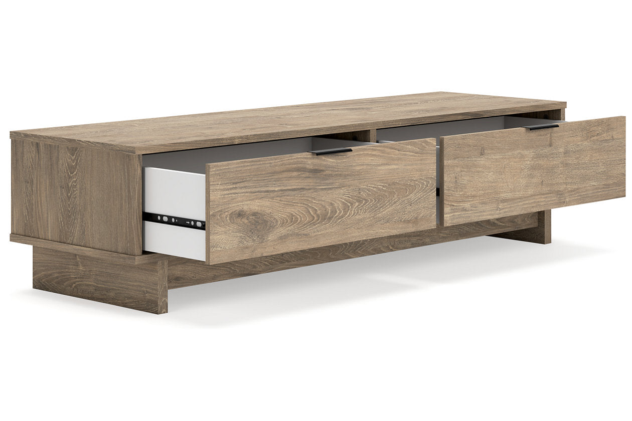 Oliah Natural Storage Bench - EA2270-150 - Bien Home Furniture &amp; Electronics