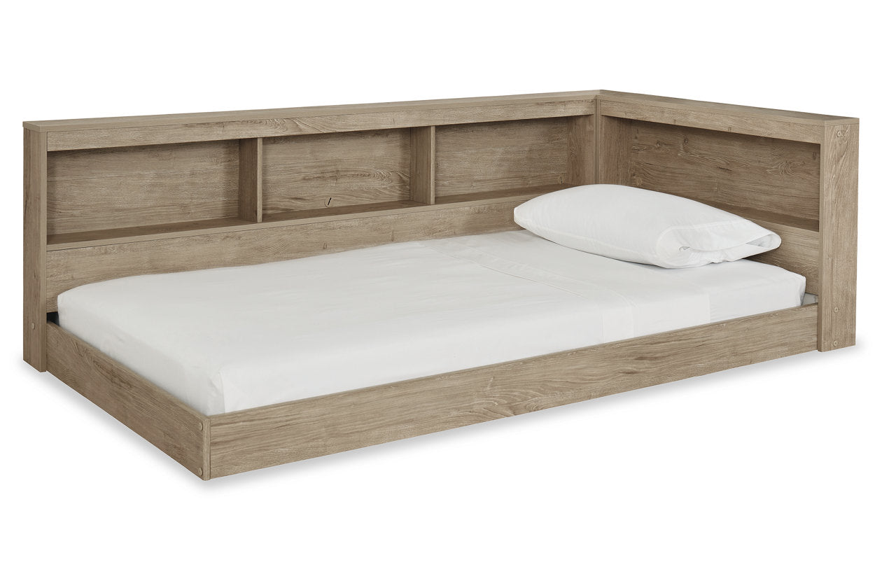 Oliah Natural Twin Bookcase Storage Bed - SET | EB2270-163 | EB2270-182 - Bien Home Furniture & Electronics