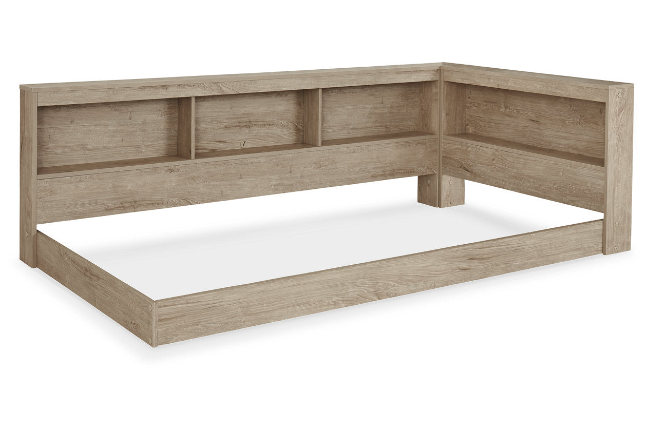 Oliah Natural Twin Bookcase Storage Bed - SET | EB2270-163 | EB2270-182 - Bien Home Furniture & Electronics