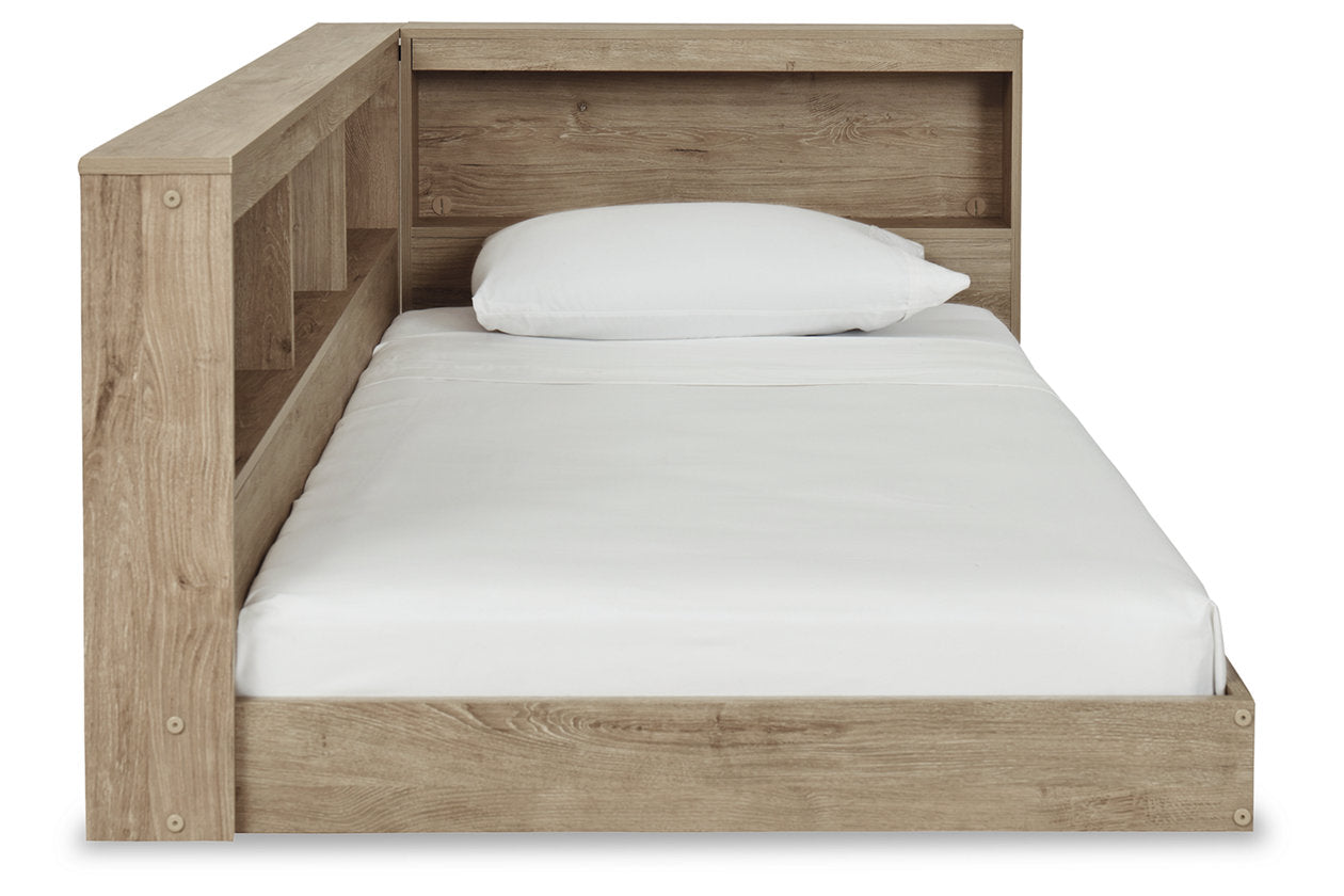 Oliah Natural Twin Bookcase Storage Bed - SET | EB2270-163 | EB2270-182 - Bien Home Furniture & Electronics
