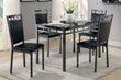 Olney Black/Dark Brown 5-Piece Dining Set - 5275 - Bien Home Furniture & Electronics