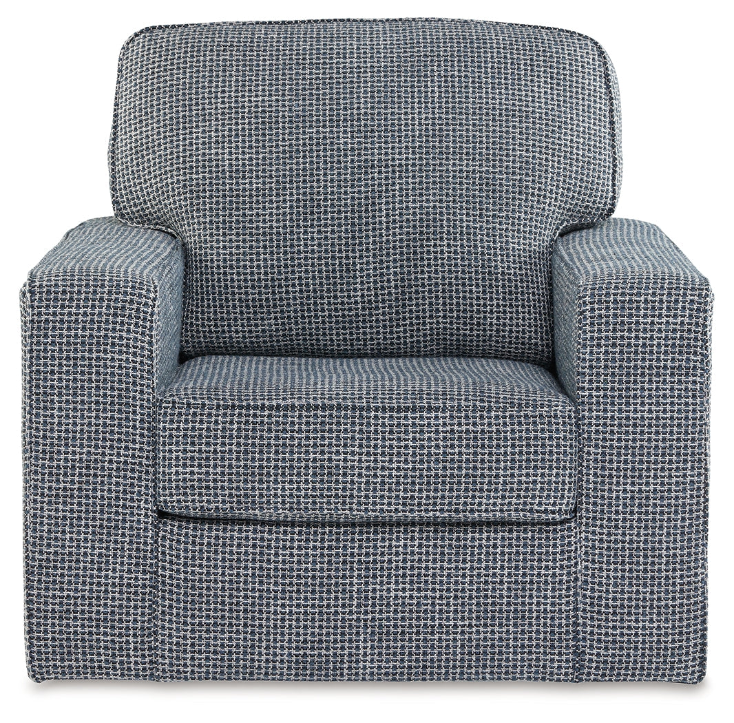 Olwenburg Denim Swivel Accent Chair - A3000652 - Bien Home Furniture & Electronics