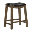 Ordway Black/Brown Counter Height Stool, Black - 5682BLK-24 - Bien Home Furniture & Electronics