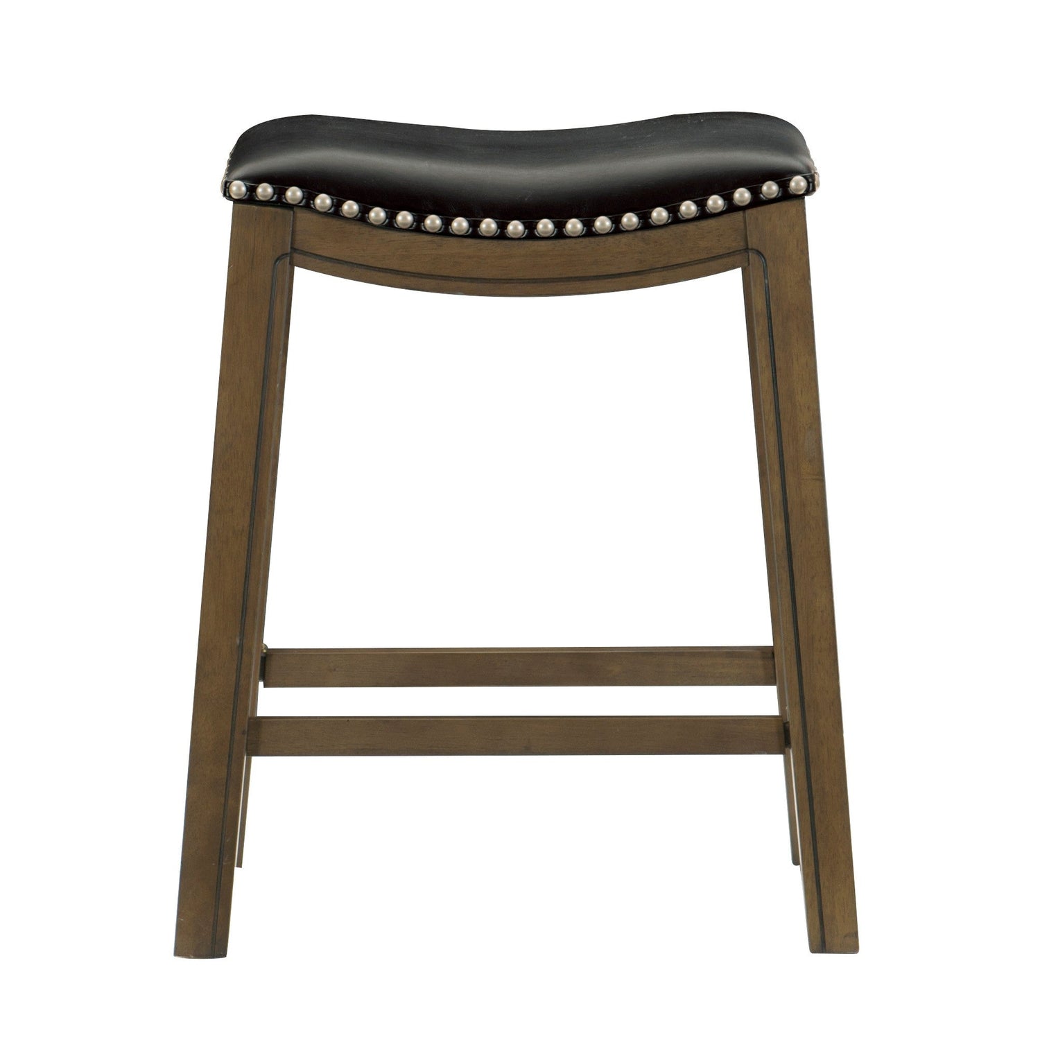 Ordway Black/Brown Counter Height Stool, Black - 5682BLK-24 - Bien Home Furniture & Electronics