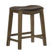 Ordway Brown/Brown Counter Height Stool, Brown - 5682BRW-24 - Bien Home Furniture & Electronics