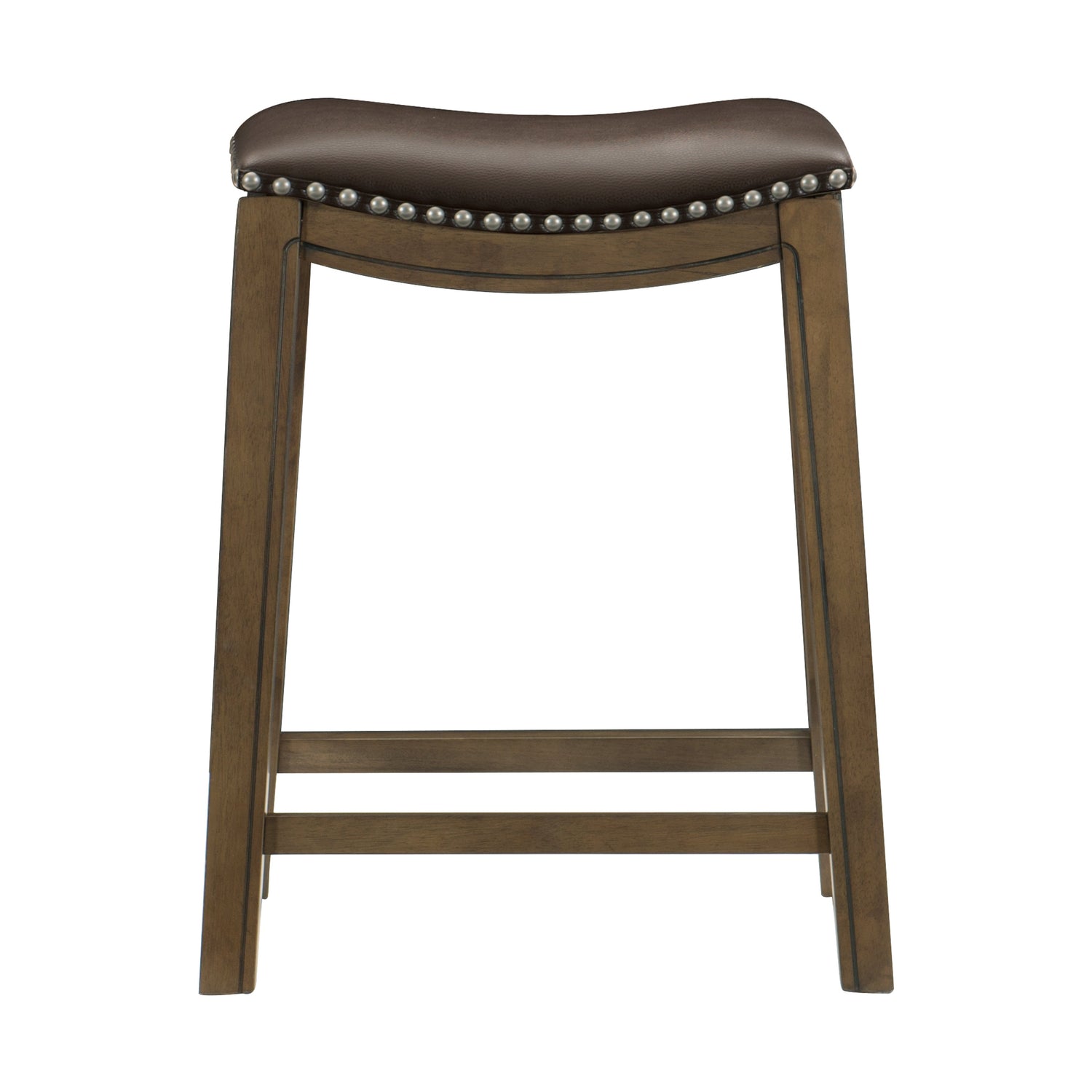 Ordway Brown/Brown Counter Height Stool, Brown - 5682BRW-24 - Bien Home Furniture & Electronics