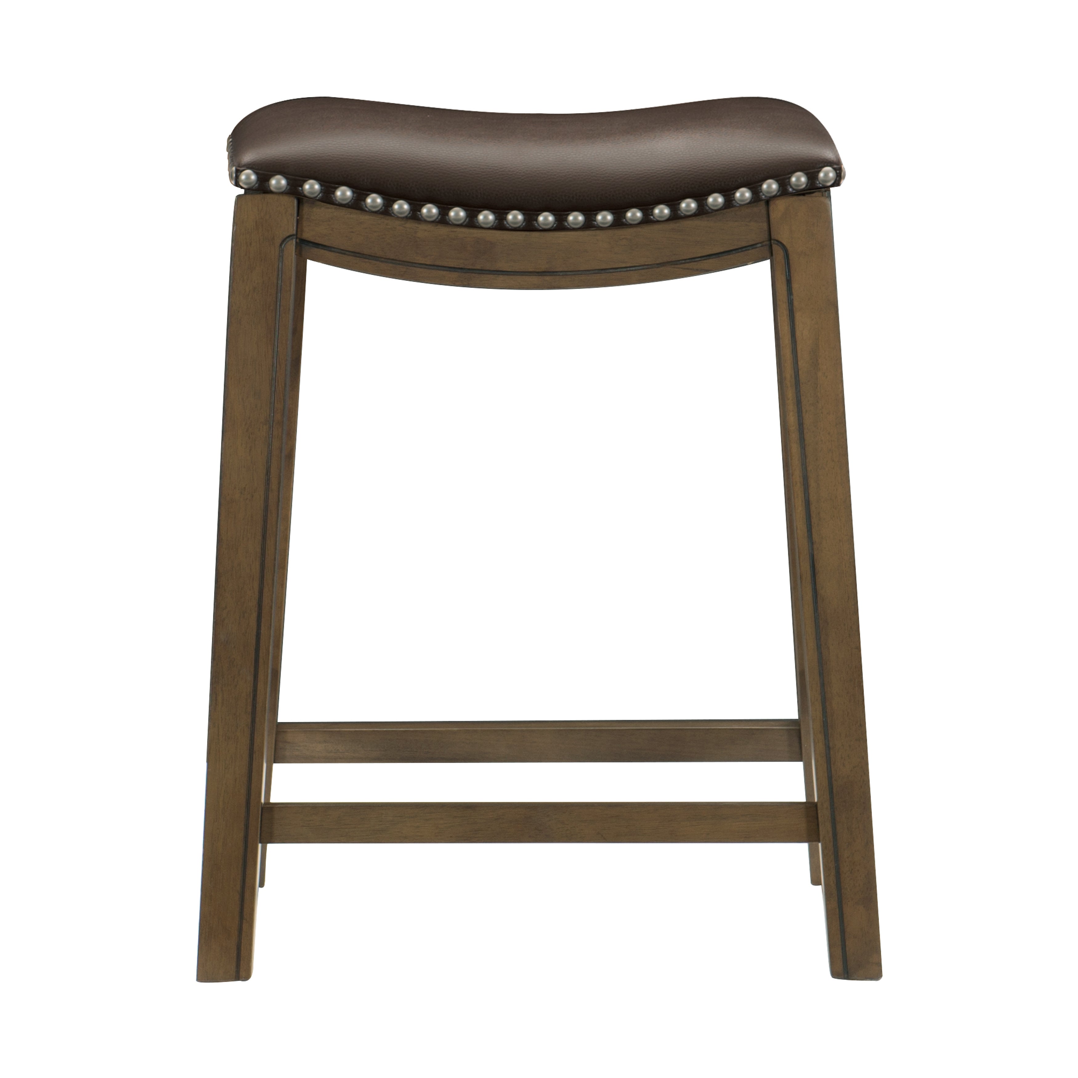 Ordway Brown/Brown Counter Height Stool, Brown - 5682BRW-24 - Bien Home Furniture & Electronics