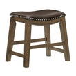 Ordway Brown/Brown Dining Stool, Brown - 5682BRW-18 - Bien Home Furniture & Electronics