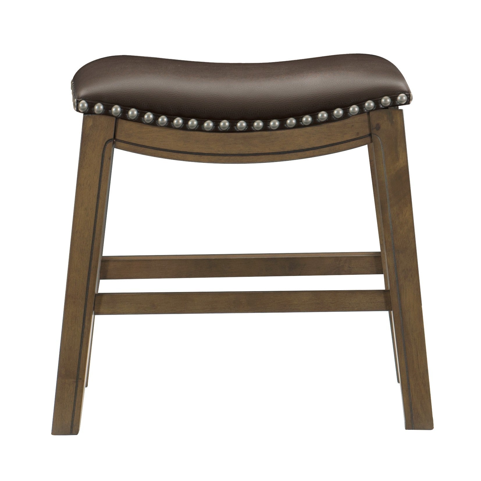 Ordway Brown/Brown Dining Stool, Brown - 5682BRW-18 - Bien Home Furniture & Electronics