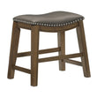 Ordway Gray/Brown Dining Stool, Gray - 5682GRY-18 - Bien Home Furniture & Electronics