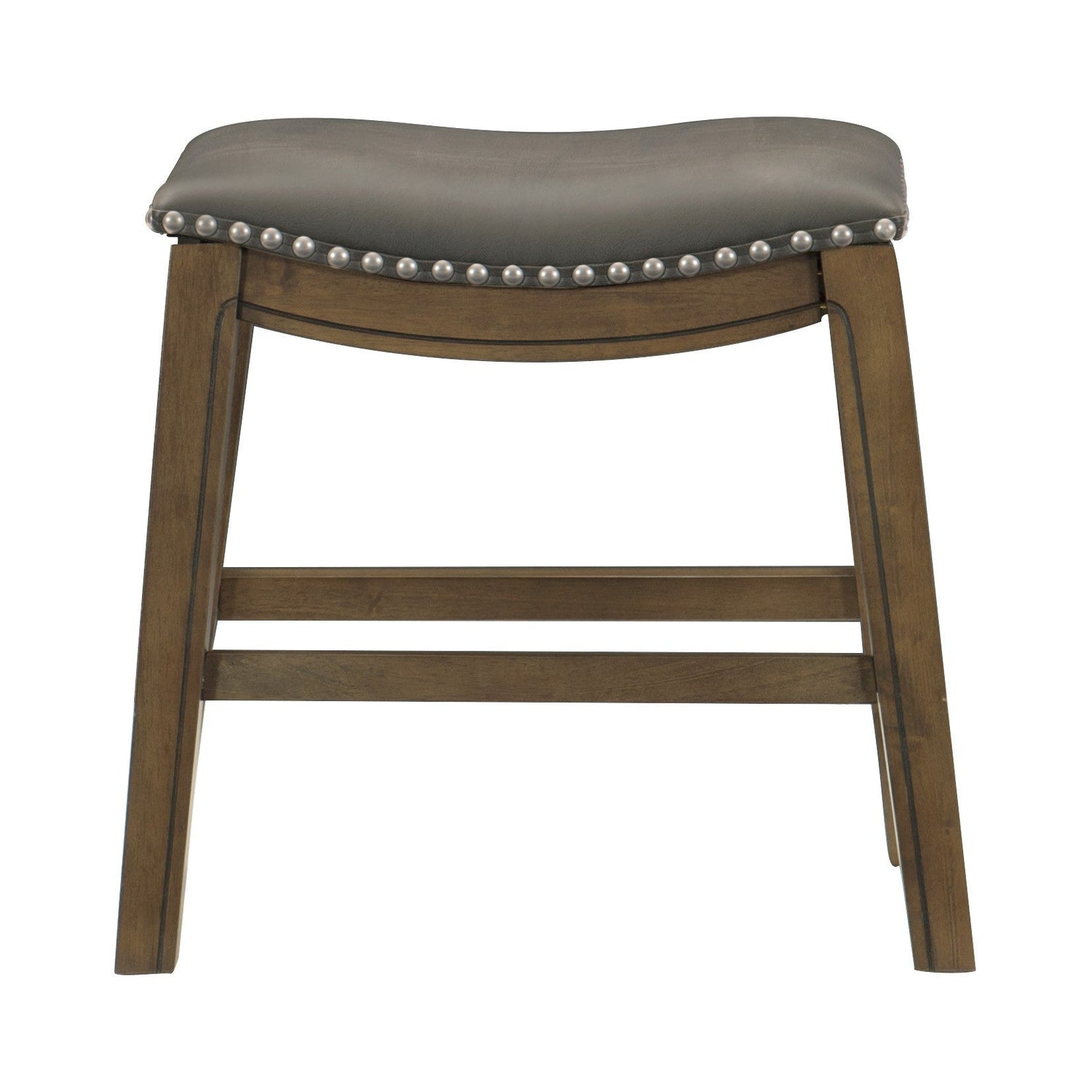Ordway Gray/Brown Dining Stool, Gray - 5682GRY-18 - Bien Home Furniture & Electronics