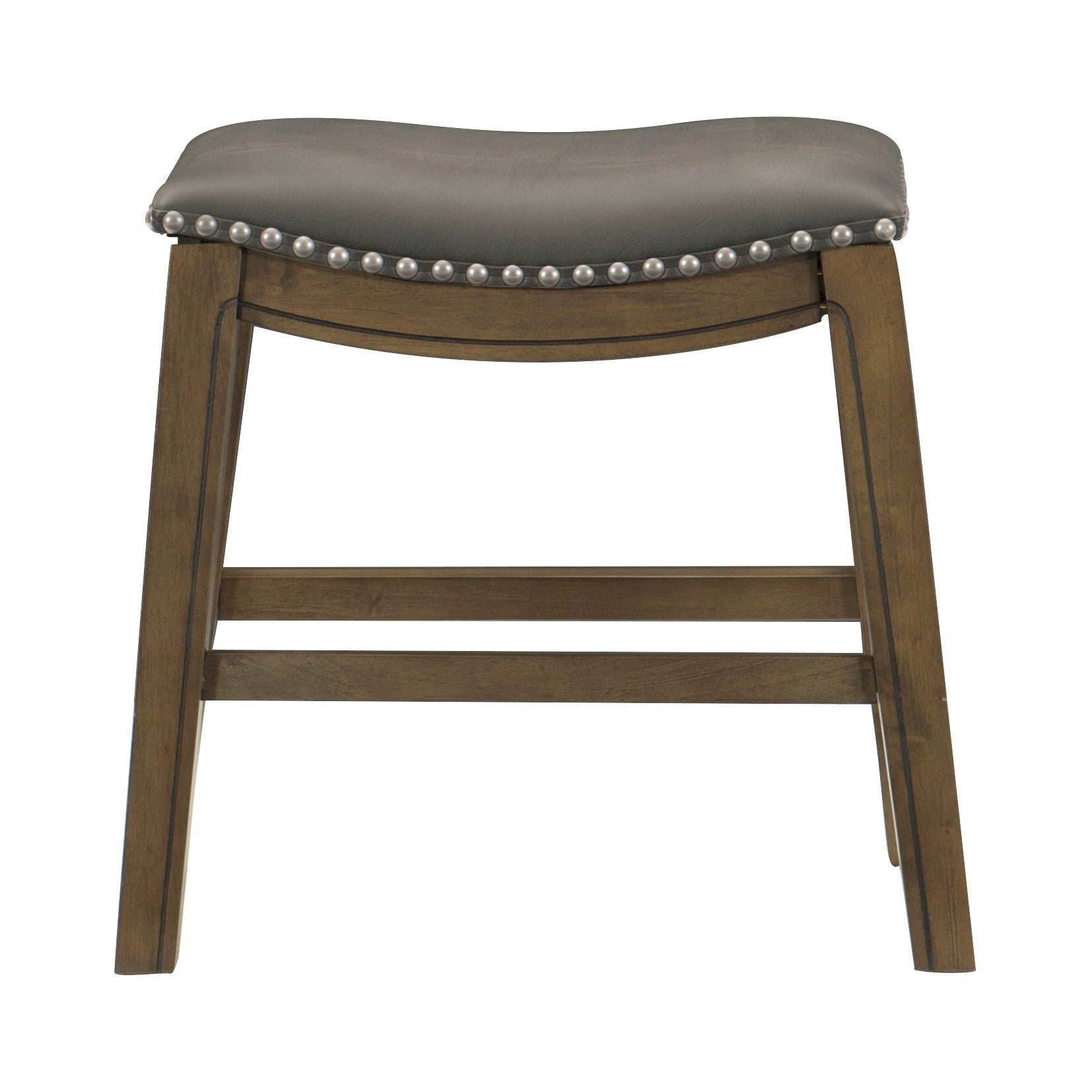 Ordway Gray/Brown Dining Stool, Gray - 5682GRY-18 - Bien Home Furniture & Electronics