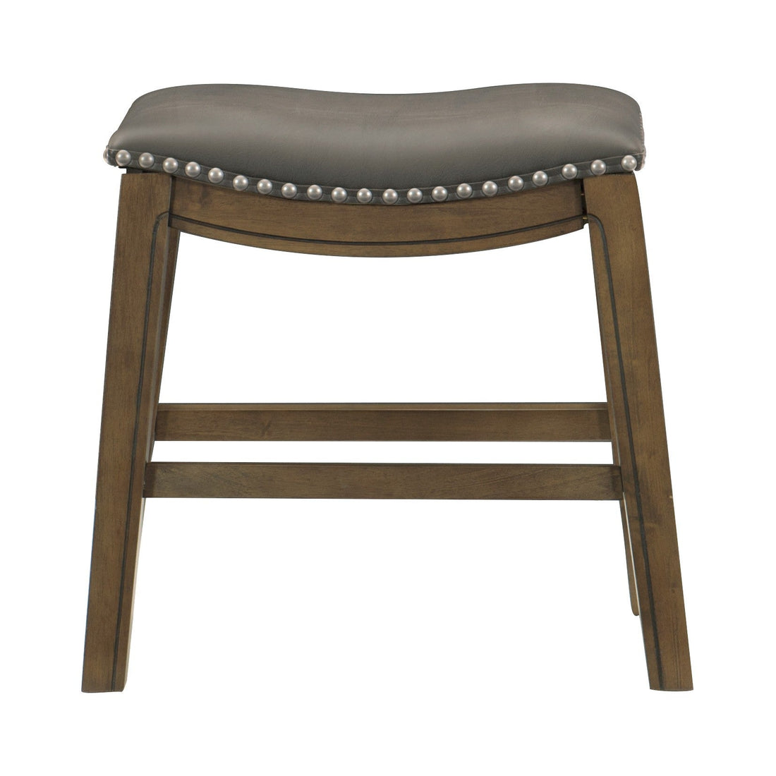 Ordway Gray/Brown Dining Stool, Gray - 5682GRY-18 - Bien Home Furniture &amp; Electronics
