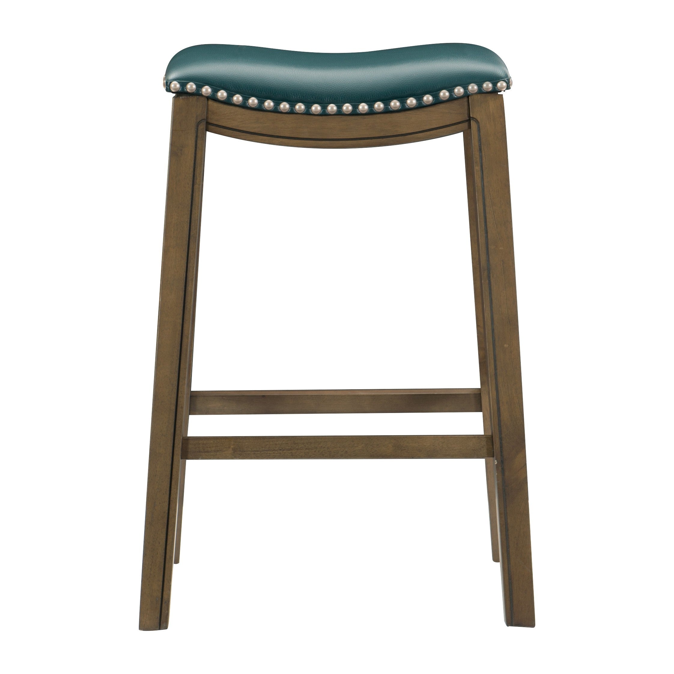 Ordway Green/Brown Pub Height Stool, Green - 5682GEN-29 - Bien Home Furniture & Electronics