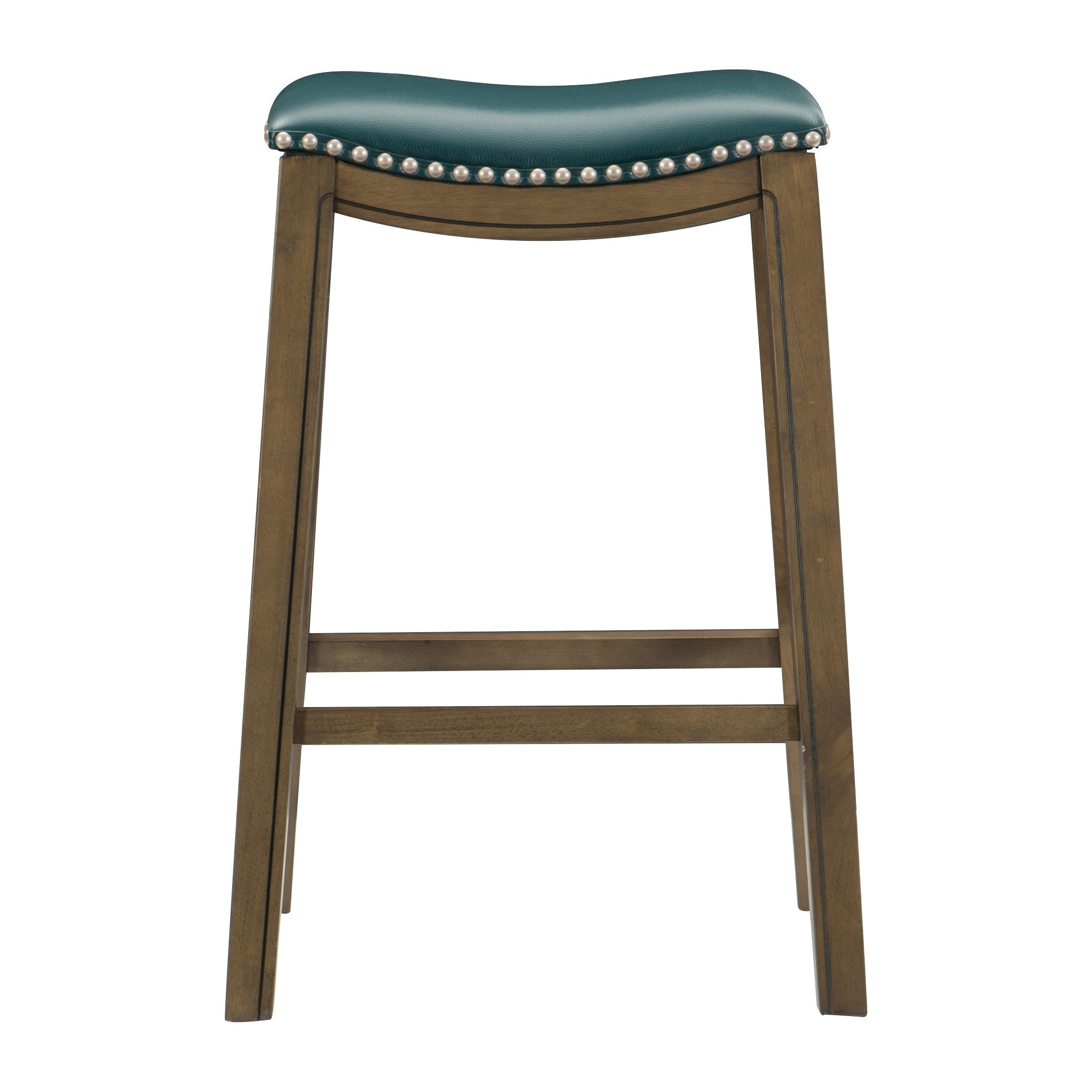 Ordway Green/Brown Pub Height Stool, Green - 5682GEN-29 - Bien Home Furniture &amp; Electronics