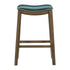 Ordway Green/Brown Pub Height Stool, Green - 5682GEN-29 - Bien Home Furniture & Electronics