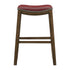 Ordway Red/Brown Pub Height Stool, Red - 5682RED-29 - Bien Home Furniture & Electronics