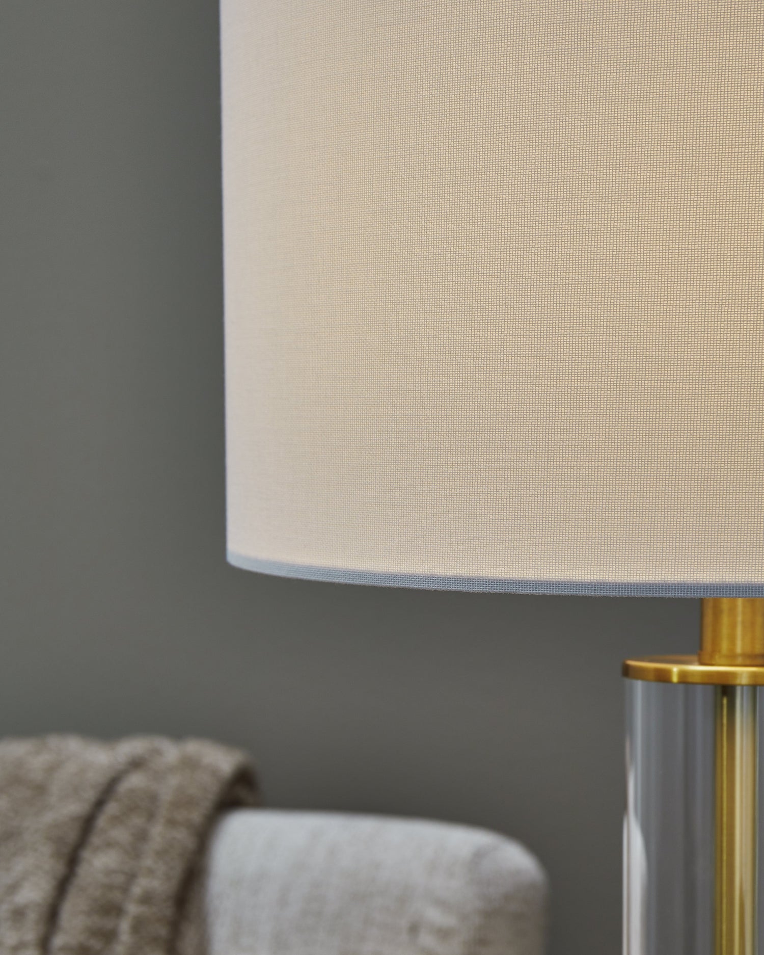 Orenman Clear/Brass Finish Table Lamp, Set of 2 - L431584 - Bien Home Furniture & Electronics