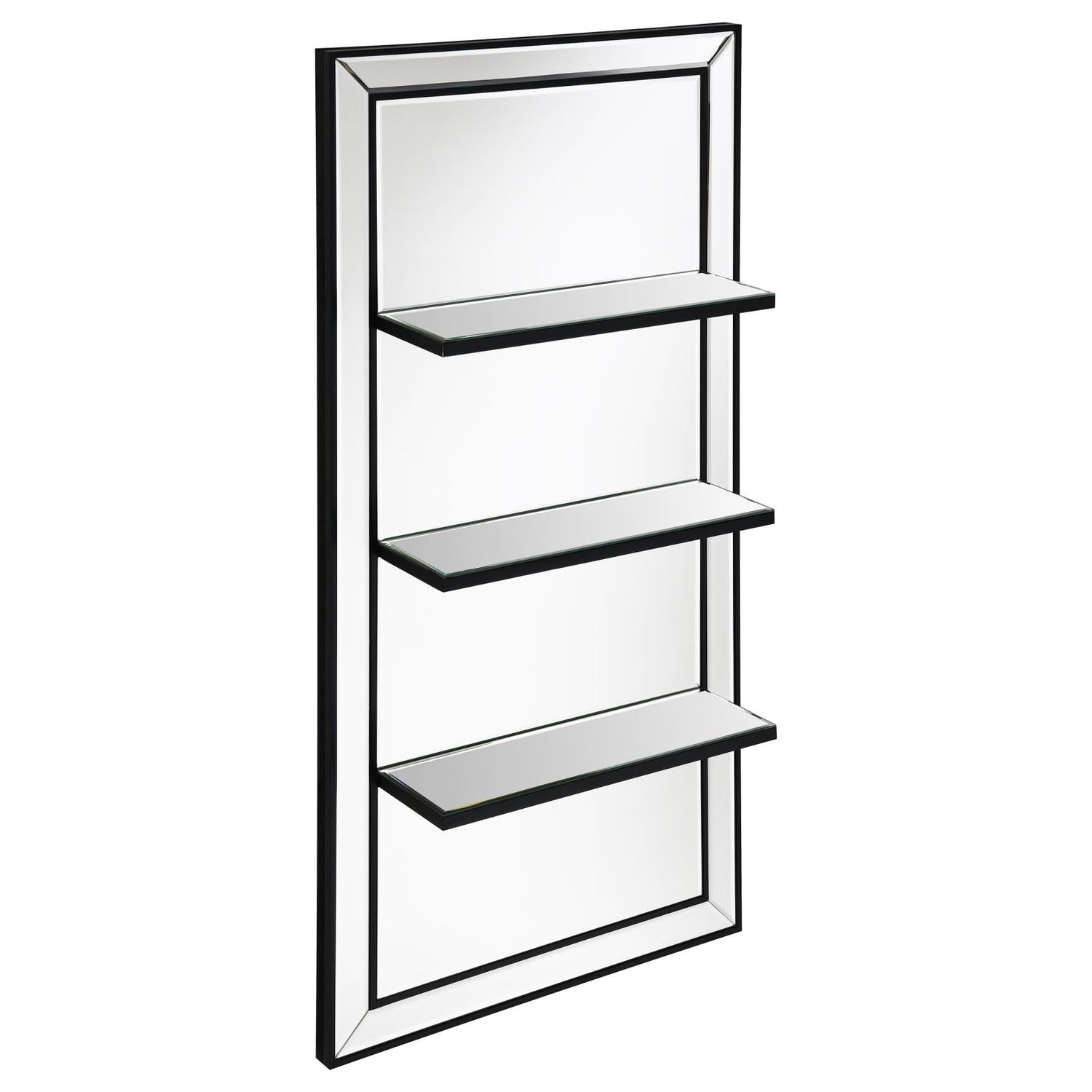 Oriel 3-Shelf Rectangle Wall Mirror - 961631 - Bien Home Furniture & Electronics