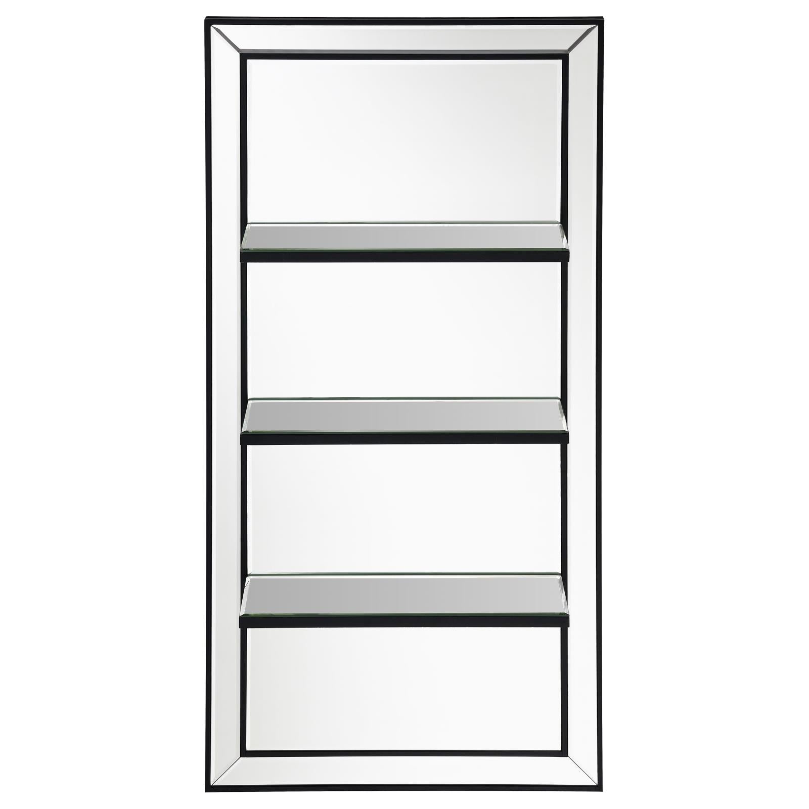 Oriel 3-Shelf Rectangle Wall Mirror - 961631 - Bien Home Furniture & Electronics