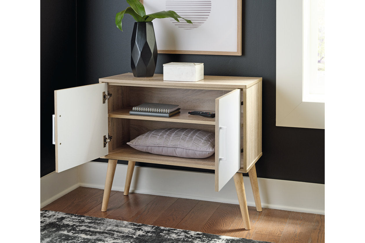 Orinfield Natural/White Accent Cabinet - A4000396 - Bien Home Furniture & Electronics