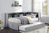 Orion Gray Twin Bookcase Corner Bed with Twin Trundle - SET | B2063BC-1 | B2063BC-2 | B2063BC-BC | B2063-R - Bien Home Furniture & Electronics