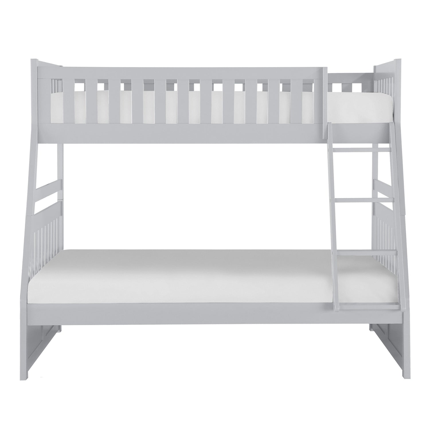 Orion Gray Twin/Full Bunk Bed - SET | B2063TF-1 | B2063TF-2 | B2063TF-SL - Bien Home Furniture & Electronics