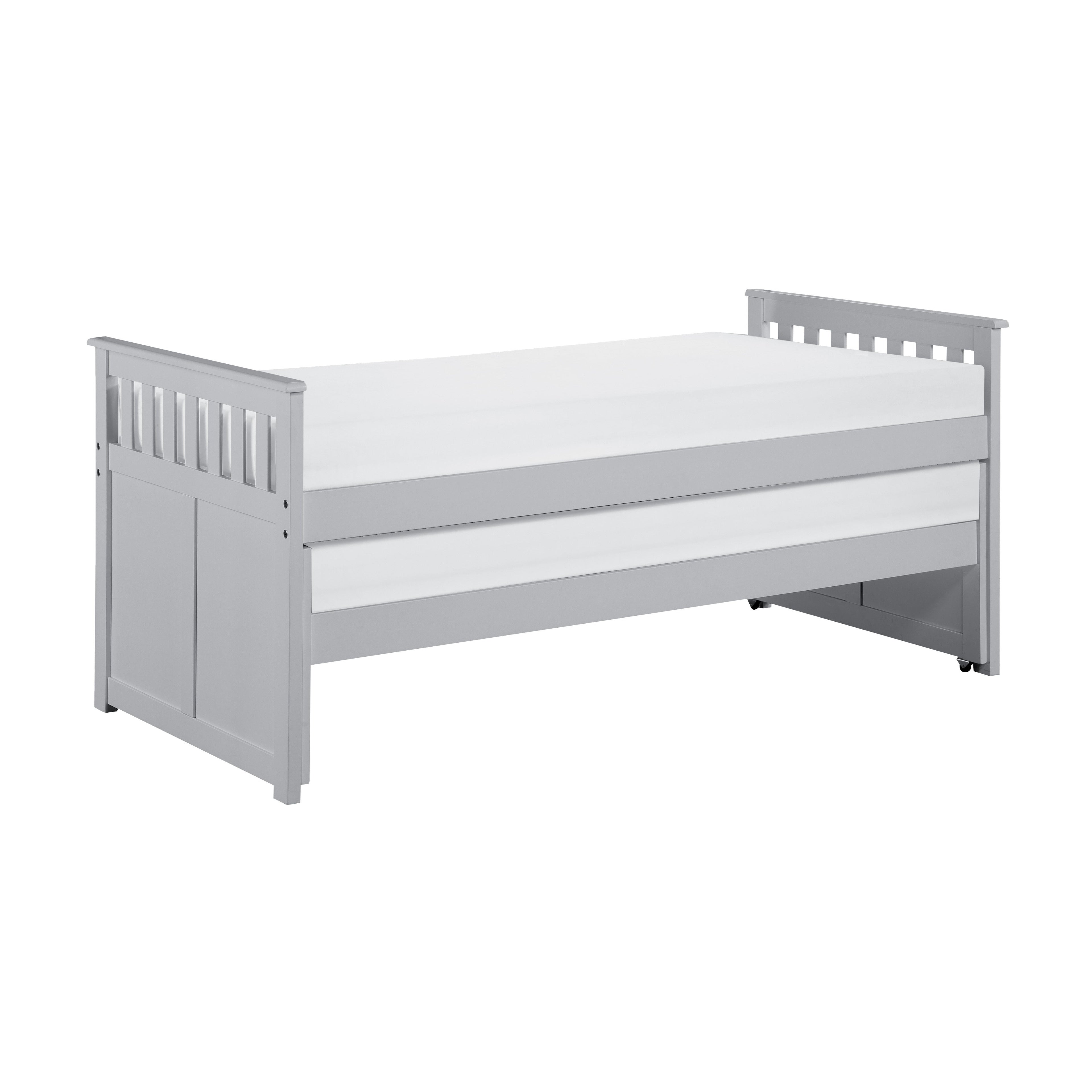 Orion Gray Twin/Twin Bed - SET | B2063RT-1 | B2063RT-2 | B2063RT-SL - Bien Home Furniture & Electronics