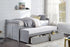 Orion Gray Twin/Twin Bed with Storage Boxes - SET | B2063RT-1 | B2063RT-2 | B2063RT-SL | B2063-T - Bien Home Furniture & Electronics