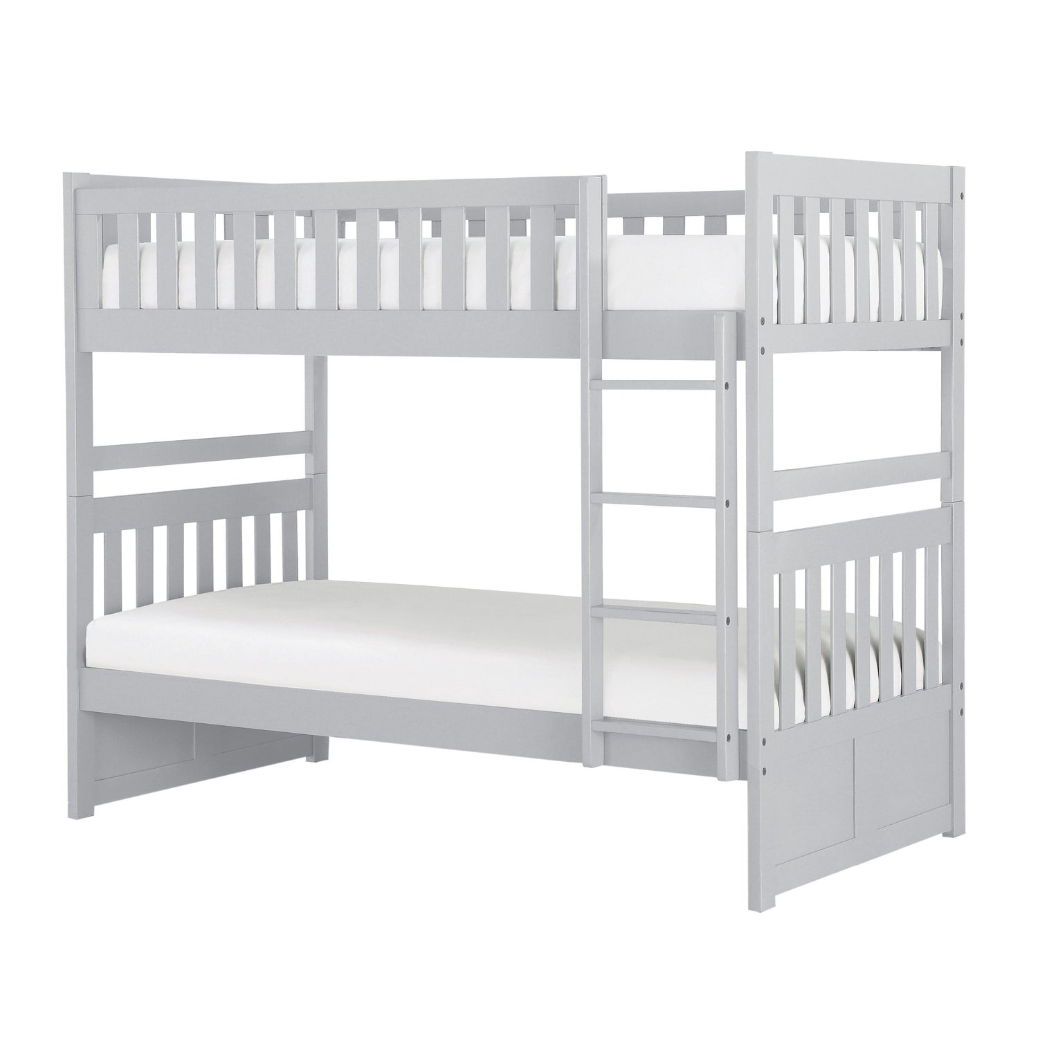 Orion Gray Twin/Twin Bunk Bed - SET | B2063-1 | B2063-2 | B2063-SL - Bien Home Furniture & Electronics