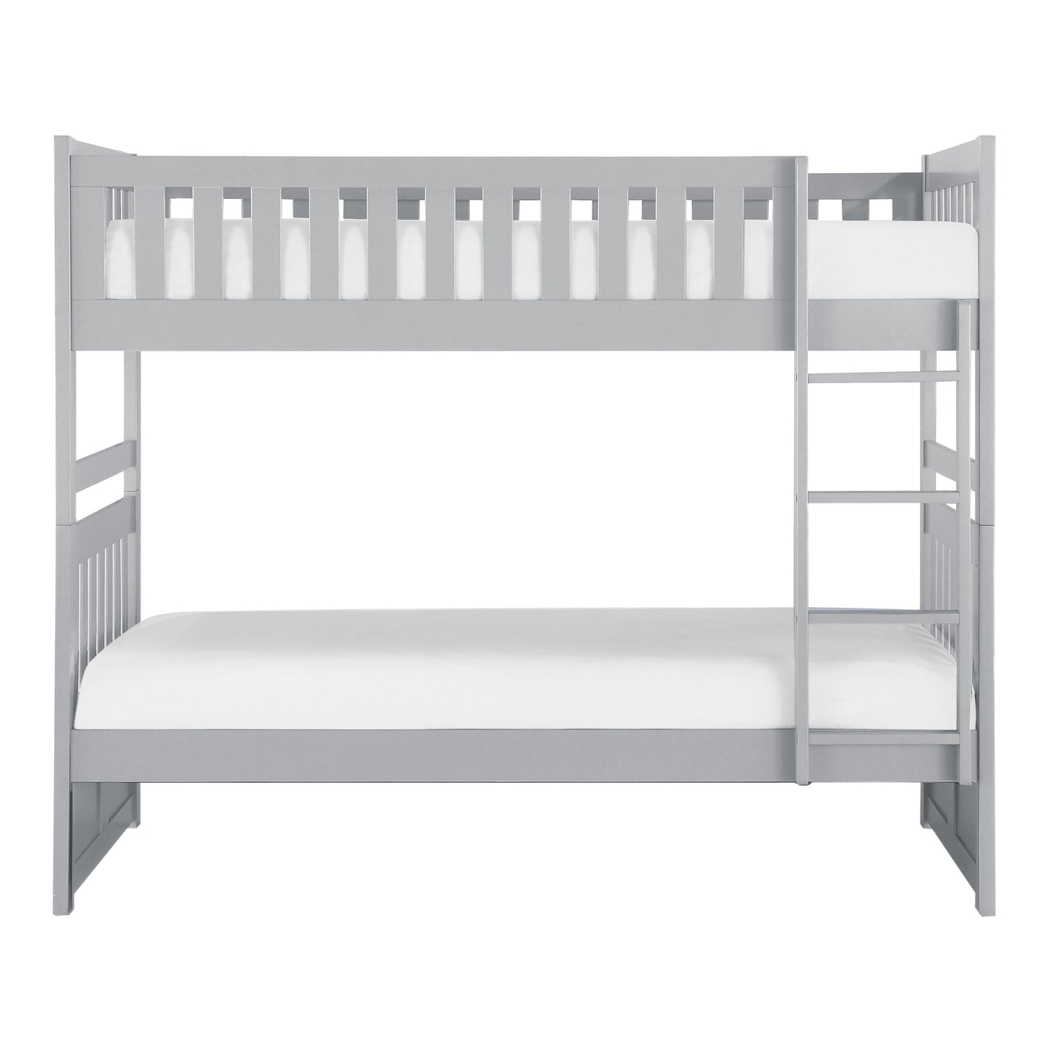 Orion Gray Twin/Twin Bunk Bed - SET | B2063-1 | B2063-2 | B2063-SL - Bien Home Furniture & Electronics