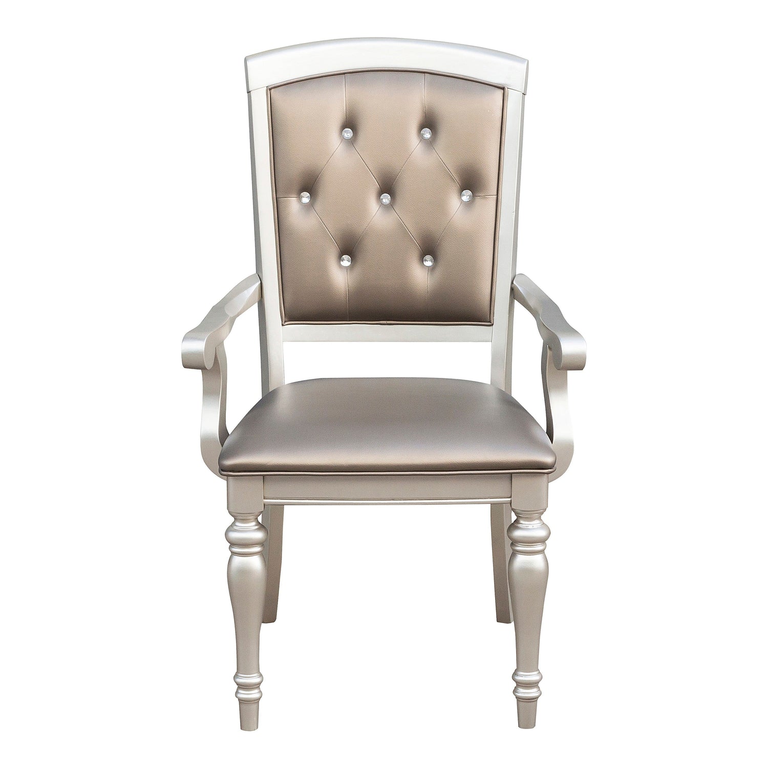 Orsina Silver Arm Chair, Set of 2 - 5477NA - Bien Home Furniture & Electronics