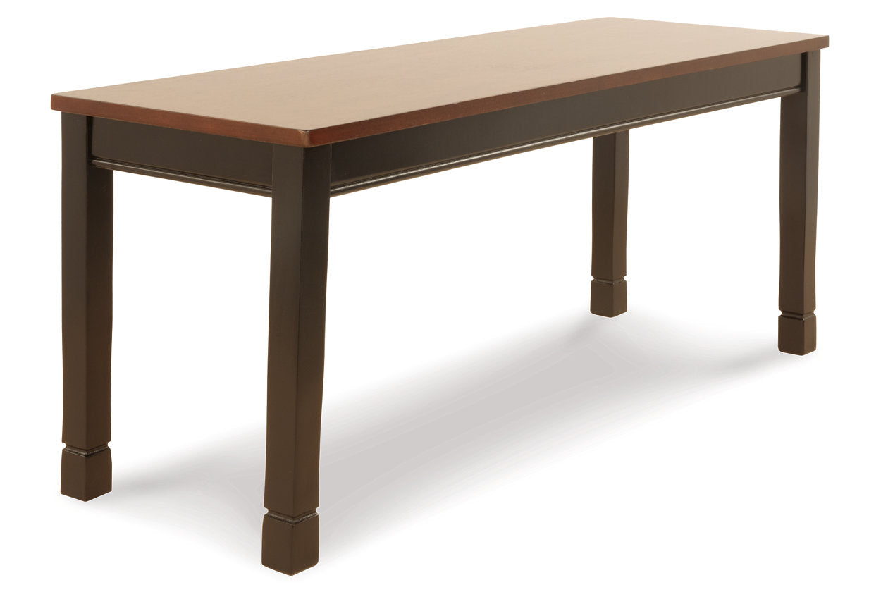 Owingsville Black/Brown Dining Bench - D580-00 - Bien Home Furniture & Electronics