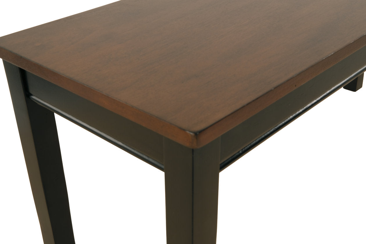 Owingsville Black/Brown Dining Bench - D580-00 - Bien Home Furniture & Electronics