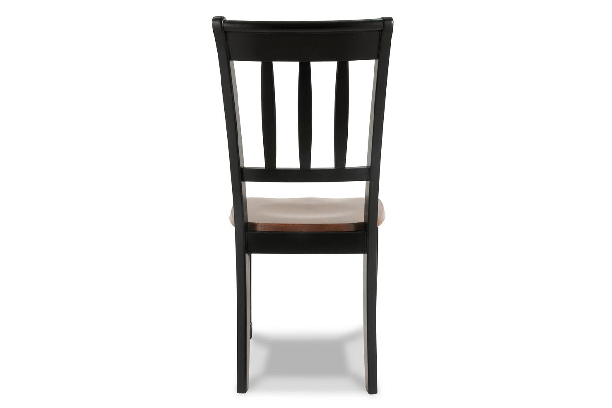 Owingsville Black/Brown Dining Chair, Set of 2 - D580-02 - Bien Home Furniture & Electronics