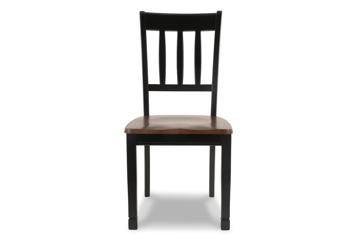 Owingsville Black/Brown Dining Chair, Set of 2 - D580-02 - Bien Home Furniture & Electronics