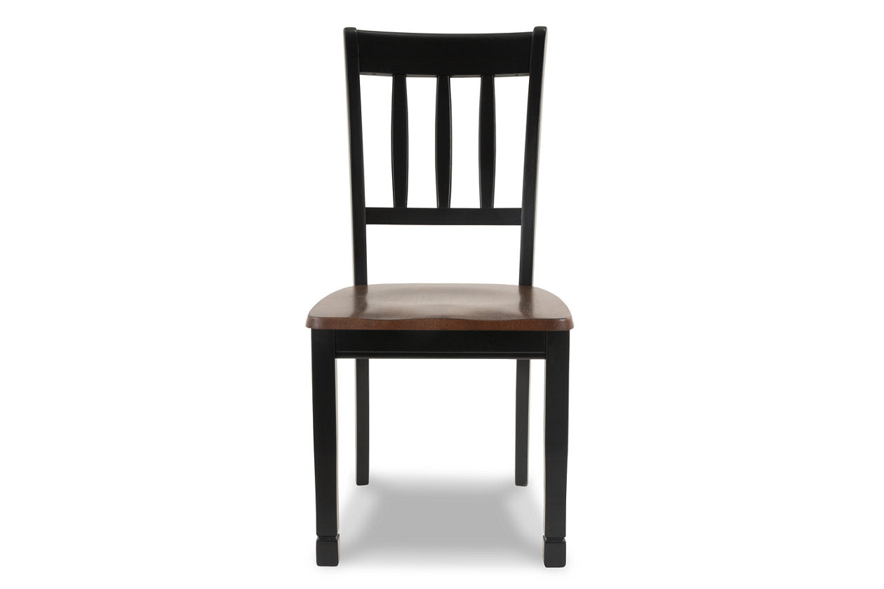 Owingsville Black/Brown Dining Chair, Set of 2 - D580-02 - Bien Home Furniture &amp; Electronics